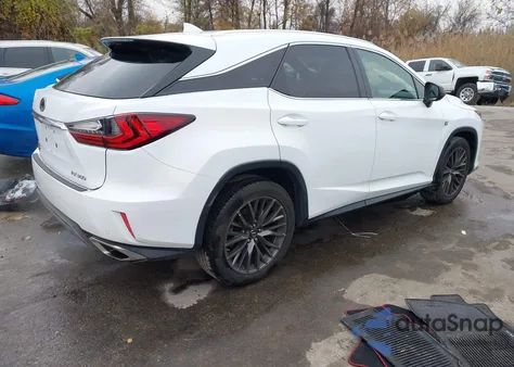 2016 Lexus Rx 350 F Sport z USA, uszkodzony, nr VIN 2T2BZMCA6GC051508